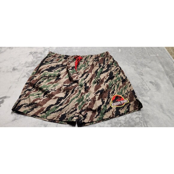 Shoe Palace Men's Size XL Jurassic Park Biohazard Camo Shorts - Picture 1 of 8